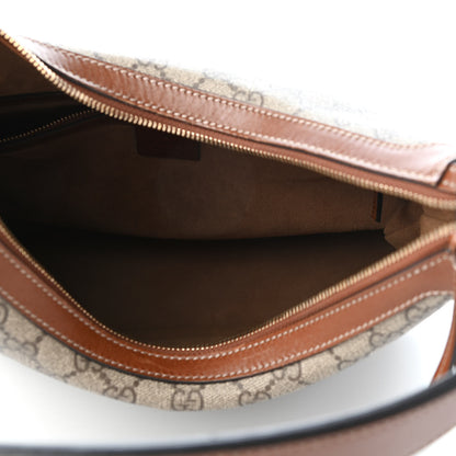 Gucci GG Supreme Monogram Linea A Hobo Brown 5 of 9