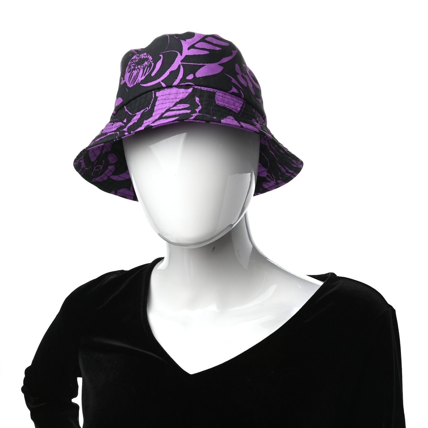 Canvas CC Cloche Hat S Purple Black