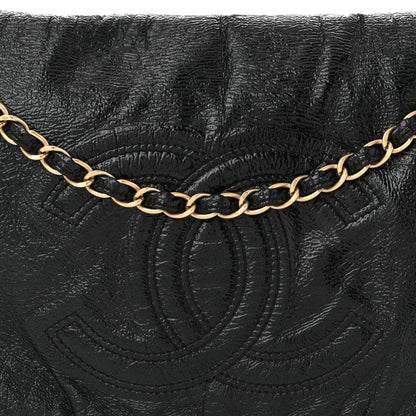 Chanel Vinyl Medium Rock and Chain Flap Black Black 8 of 11