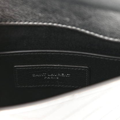 Saint Laurent Metallic Lambskin Quilted Double Flap Bag Silver 7 of 10