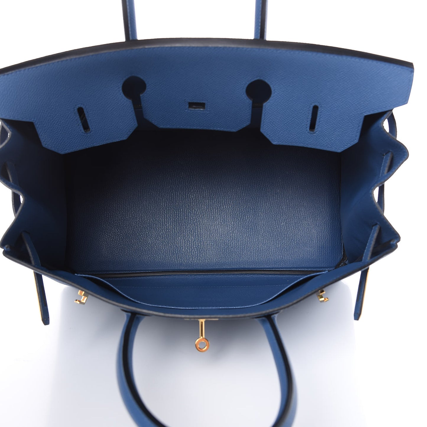 Epsom Birkin 35 Bleu Agate