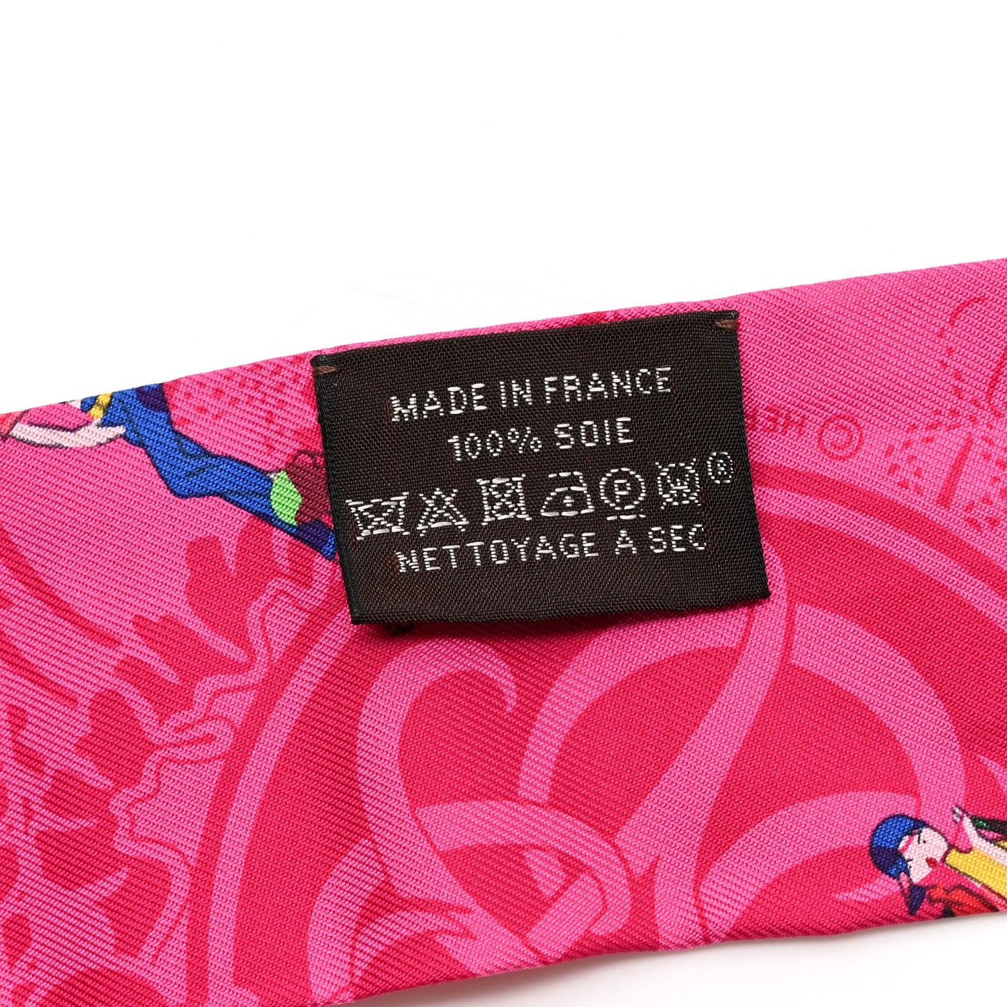 Silk Ex-Libris Les Parisiennes Twilly Rose Indien Vert Bleu