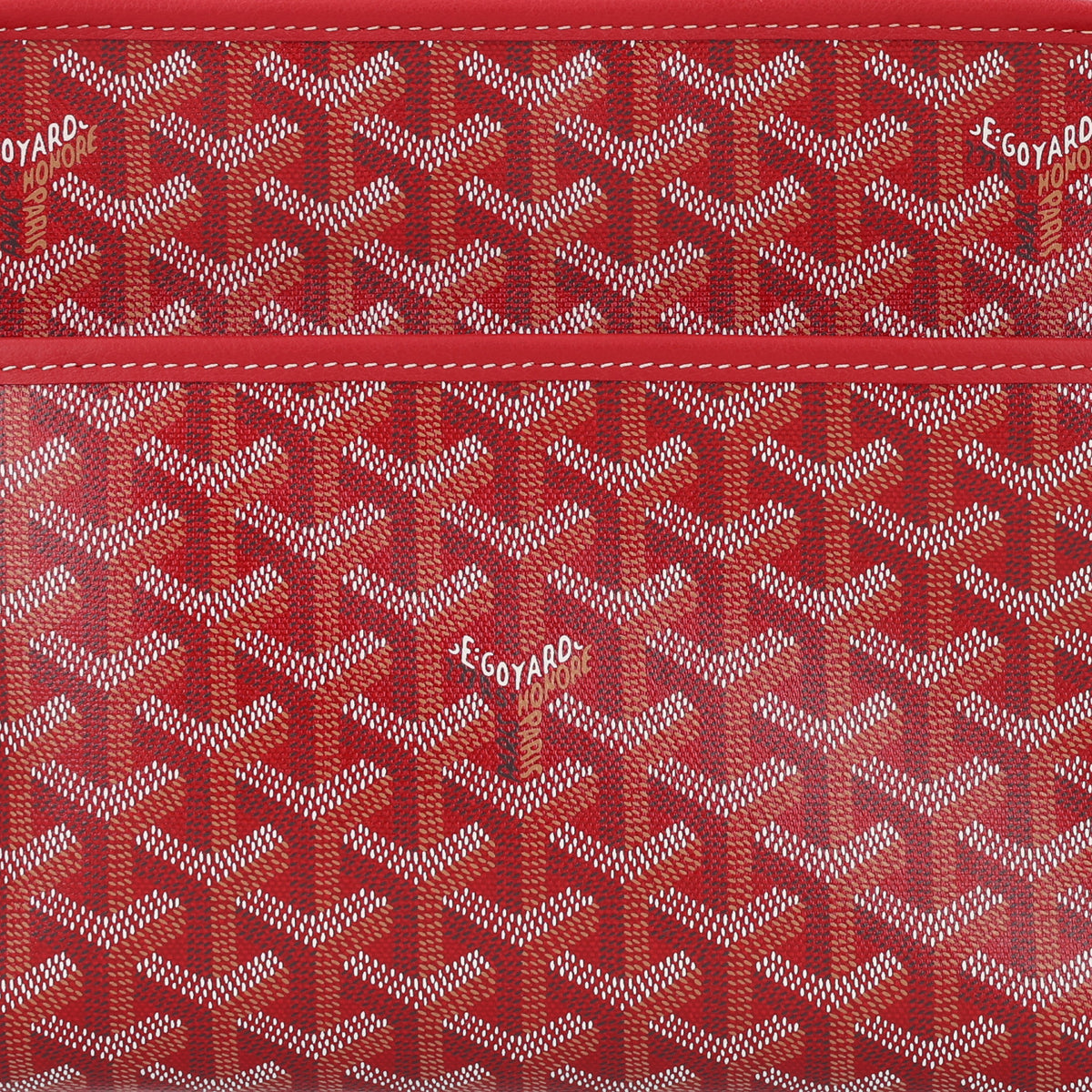 Goyardine Jouvence Toiletry Pouch MM Red