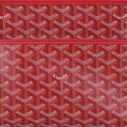 Goyard Goyardine Jouvence Toiletry Pouch MM Red 8 of 10