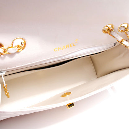 Chanel Lambskin Medium Single Flap White 5 of 9