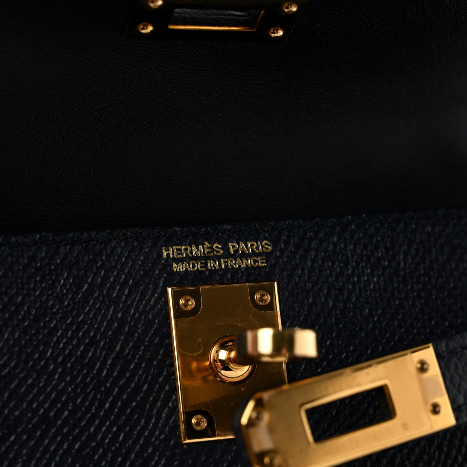 Hermes Epsom Mini Kelly Sellier 20 Bleu Indigo 6 of 14