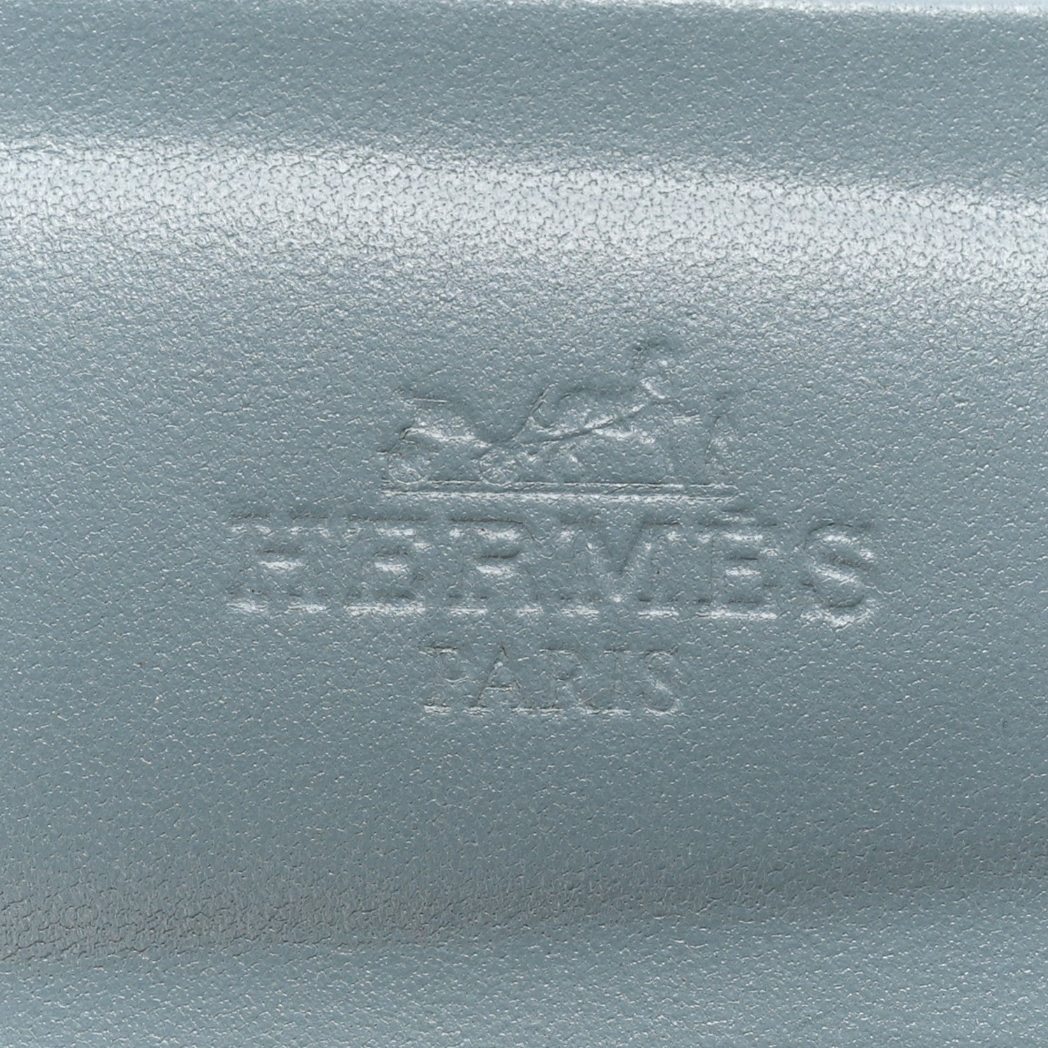 Hermes Box Calfskin Oran Sandals 37 Bleu Pinede 7 of 13