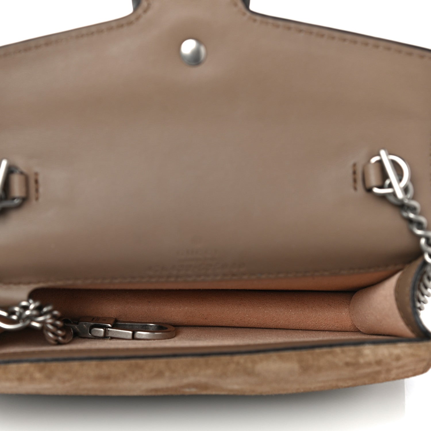 Gucci GG Supreme Monogram Super Mini Dionysus Shoulder Bag Taupe 5 of 11