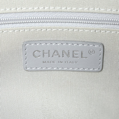 Chanel Metallic Calfskin Quilted Medium Casual Rock Flap Silver 6 of 9