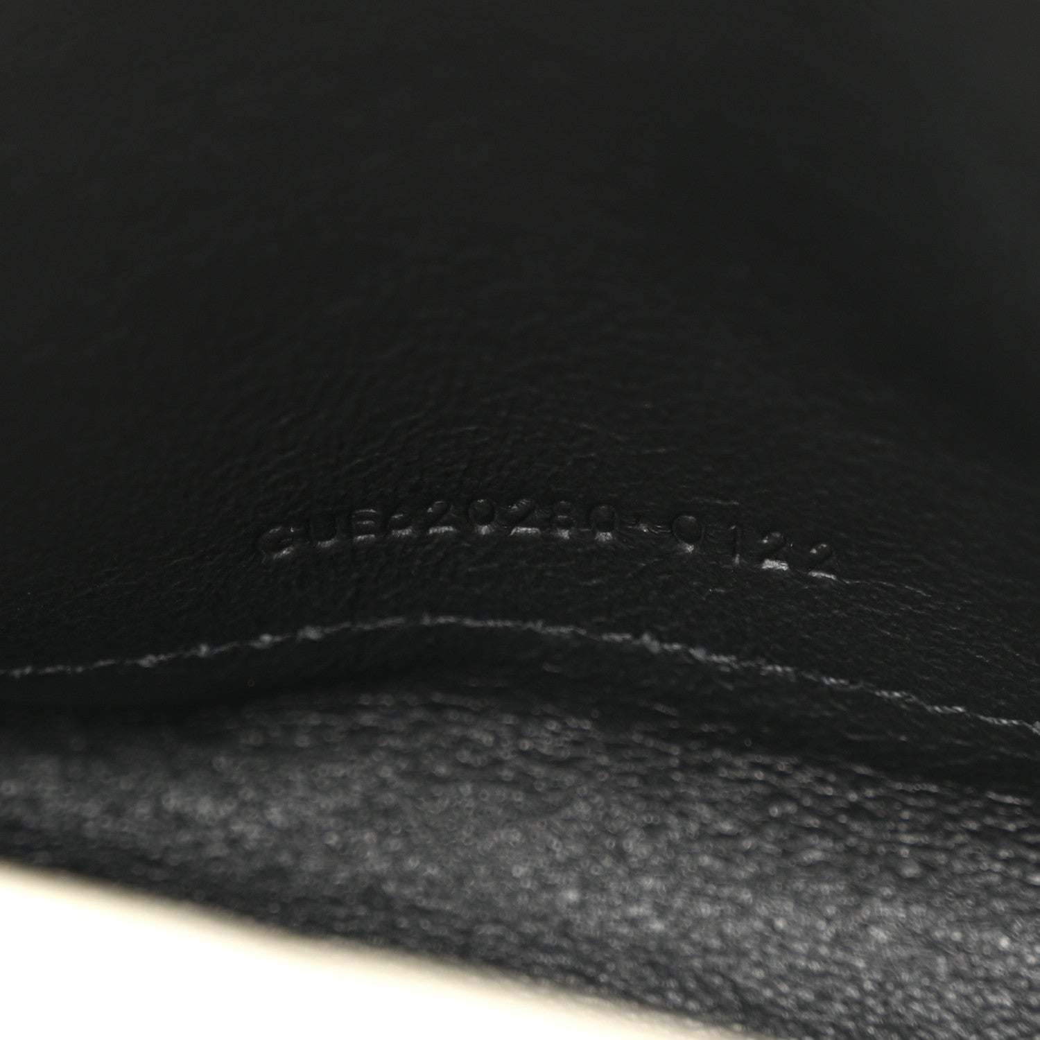 Saint Laurent Grain De Poudre Mixed Matelasse Triquilt Monogram Chain Wallet Blanc Vintage 7 of 10