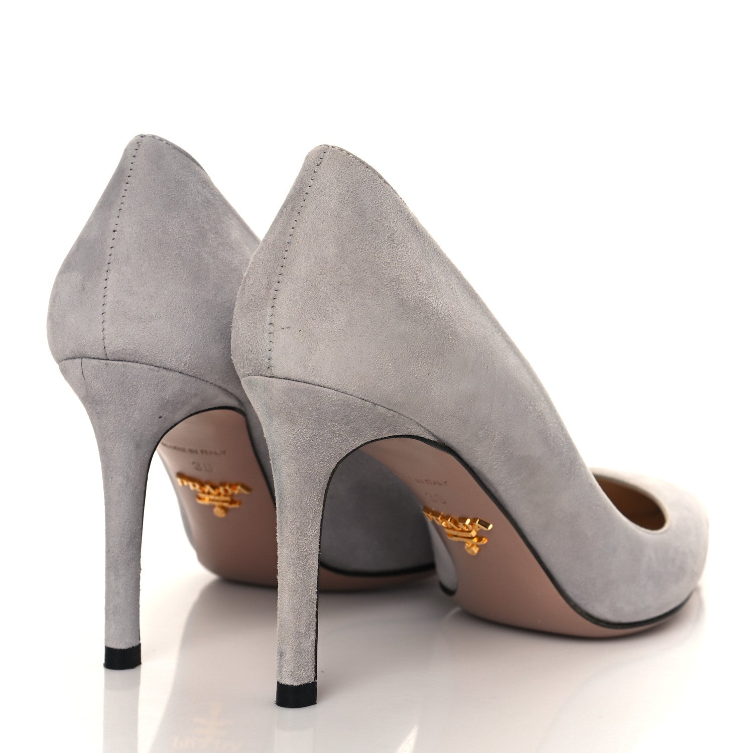 Prada Camoscio 85mm Pumps 36 Nube 4 of 8