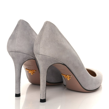 Prada Camoscio 85mm Pumps 36 Nube 4 of 8