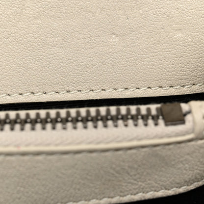 Saint Laurent Sheepskin Matelasse Large Monogram College Satchel Light Grey 13 of 16