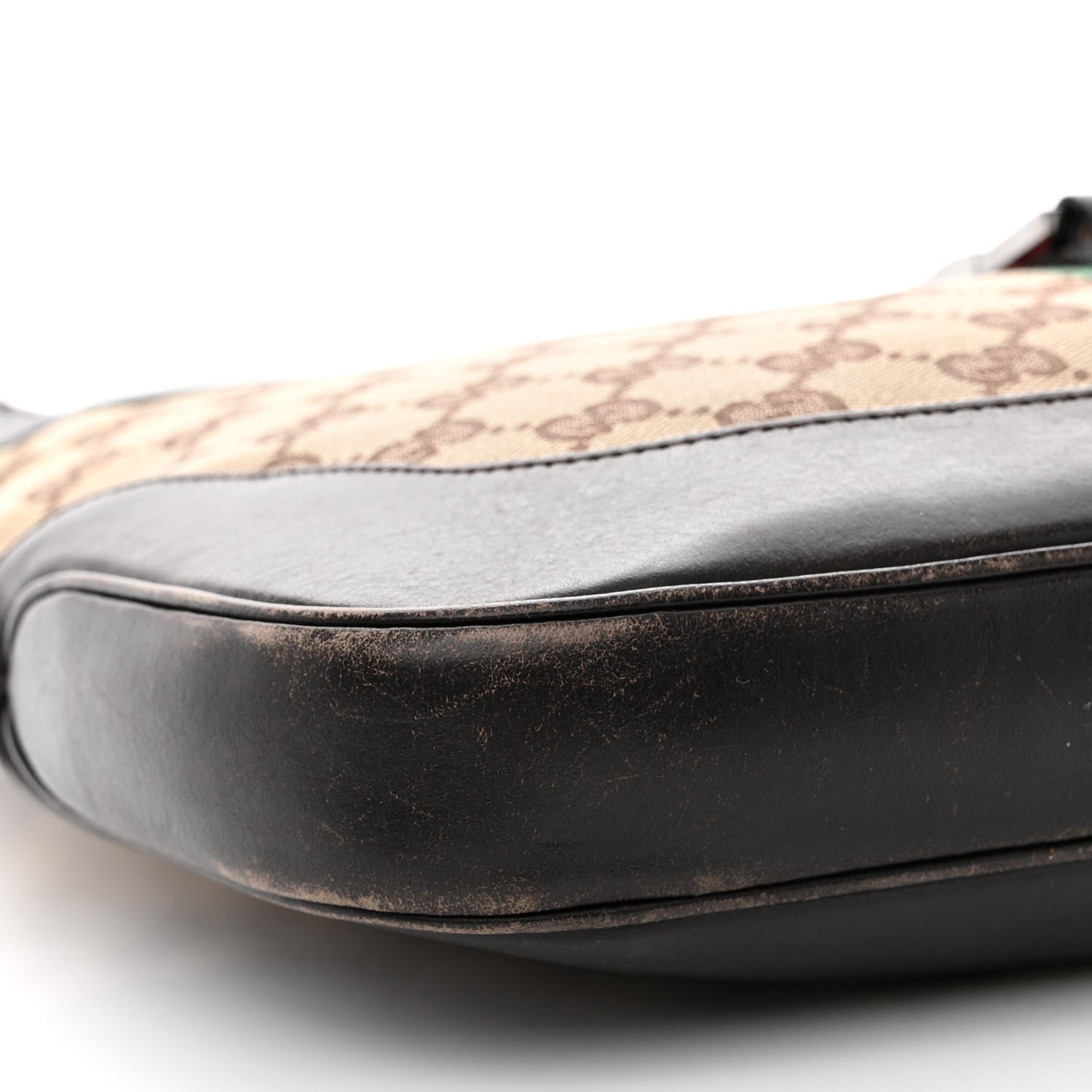 Gucci Monogram Web Jackie O Hobo Dark Brown 9 of 16