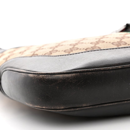Gucci Monogram Web Jackie O Hobo Dark Brown 9 of 16