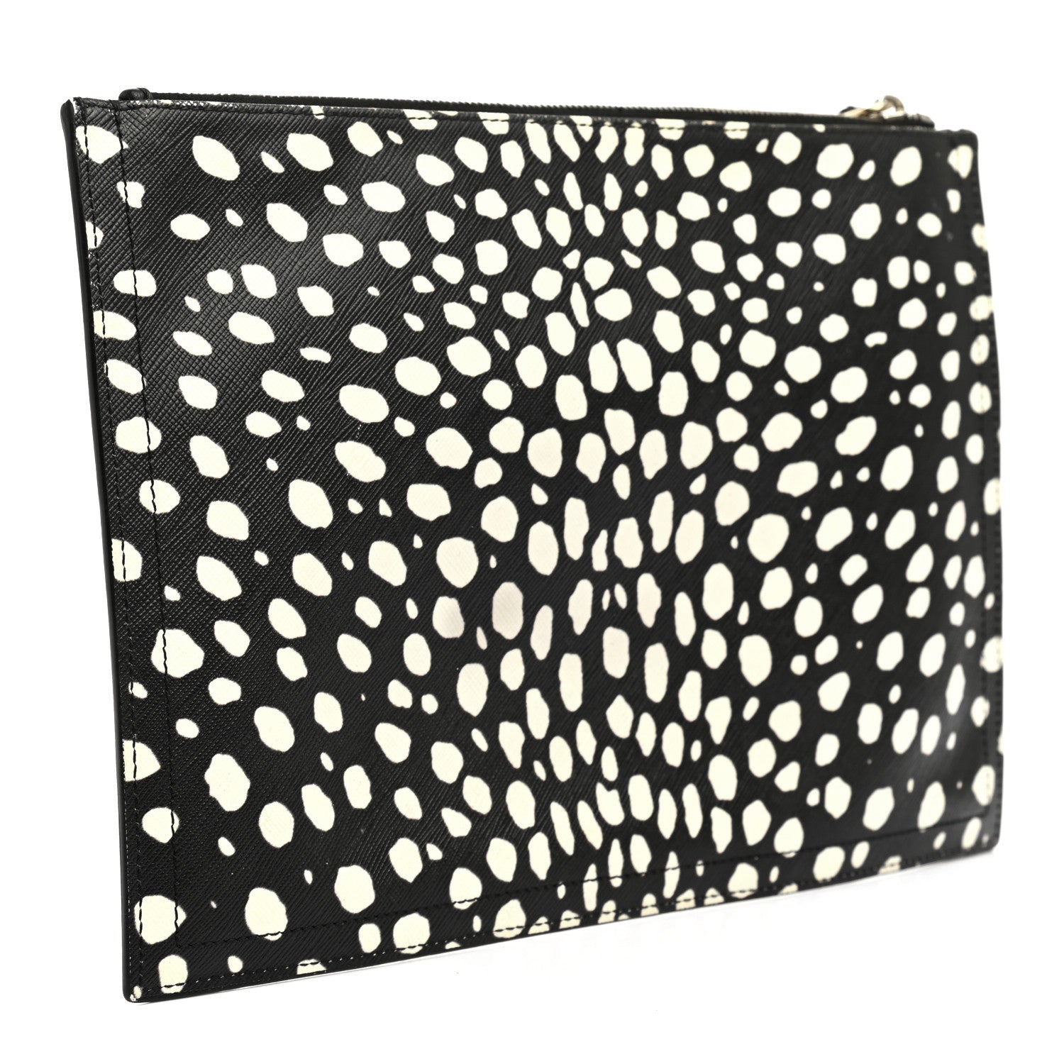 Givenchy Coated Canvas Pouch Black White 3 of 10