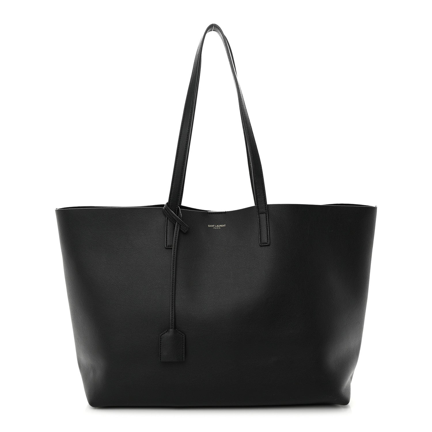 Saint Laurent Calfskin Large Shopping Tote Black 1 of 10