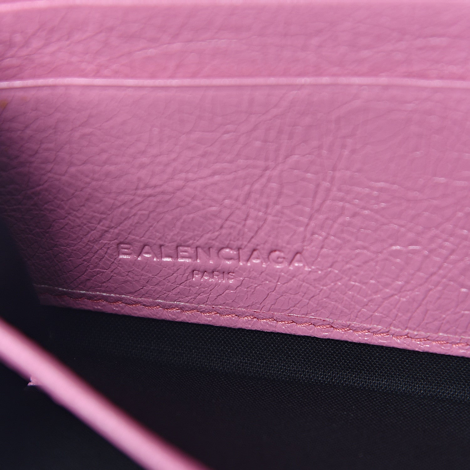 Balenciaga Agneau Classic Hardware Continental Zip Around Wallet Rose Guimauve 6 of 8
