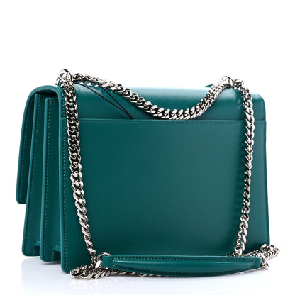 Saint Laurent Calfskin Medium Monogram Sunset Malachite 2 of 8