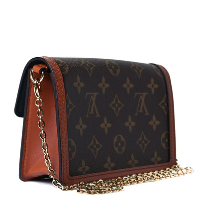 Louis Vuitton Reverse Monogram Dauphine Chain Wallet 3 of 7
