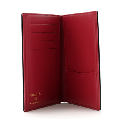 Chanel Lambskin Quilted Chanel 19 Passport Holder Black 5 of 7