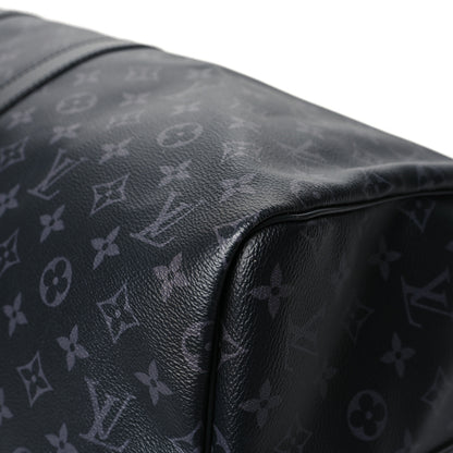 Louis Vuitton Monogram Eclipse Keepall Bandouliere 55 9 of 11