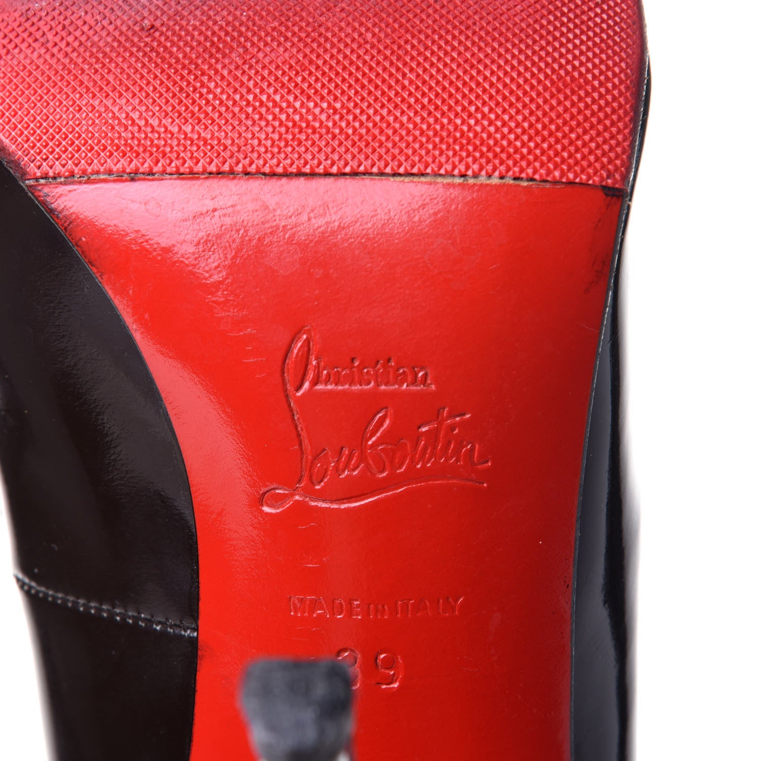 Christian Louboutin Patent Decollete 868 100 Pumps 39 Black 8 of 10