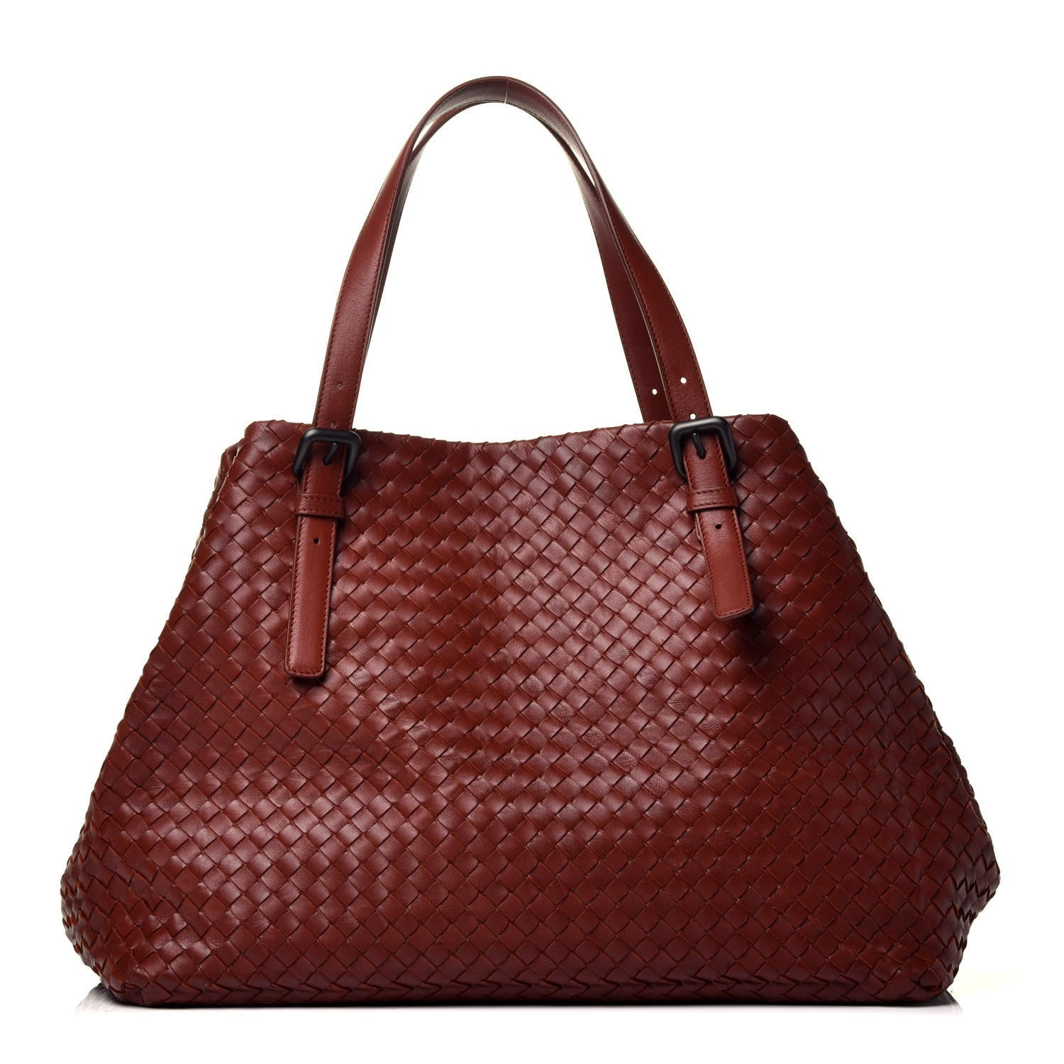 Bottega Veneta Nappa Intrecciato Large Seamless Tote Burnt Red 1 of 10