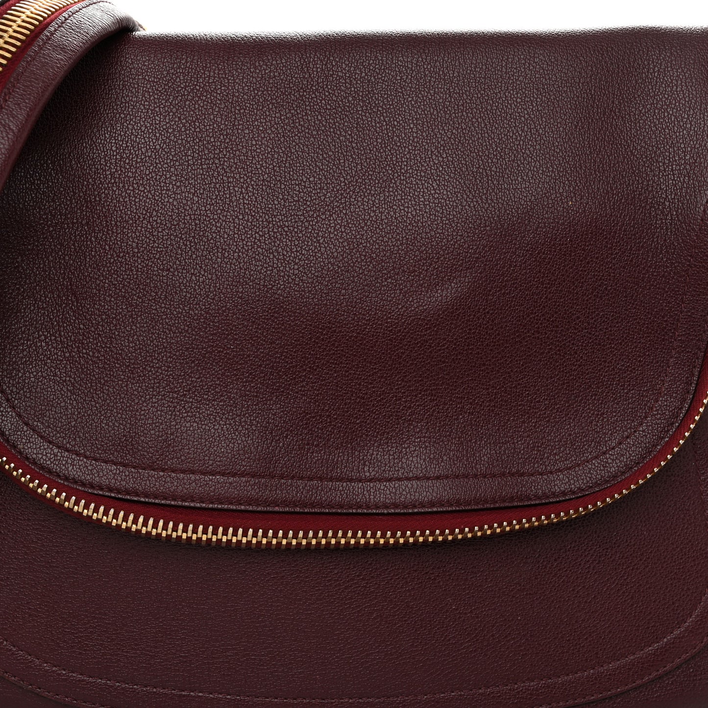 Pebbled Calfskin Large Jennifer Burgundy