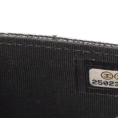 Chanel Caviar Quilted Boy Flap Card Holder Black 8 of 9