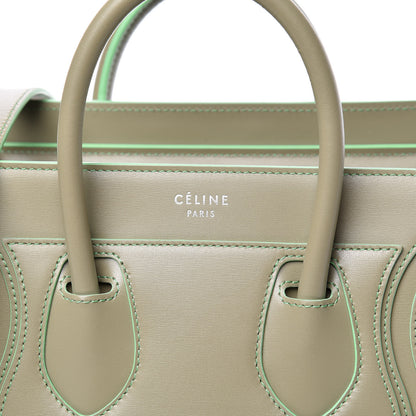 Celine Satin Calfskin Nano Debossed Luggage Light Khaki 10 of 11