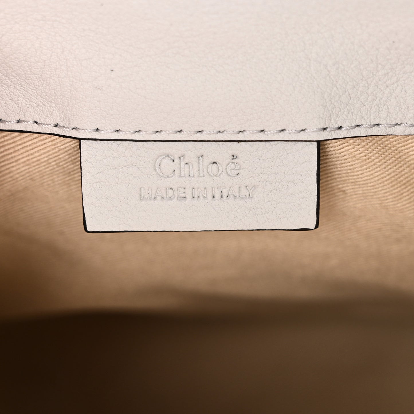 Suede Calfskin Mini Faye Backpack Airy Grey