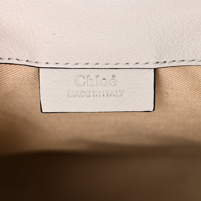 Chloe Suede Calfskin Mini Faye Backpack Airy Grey 6 of 10