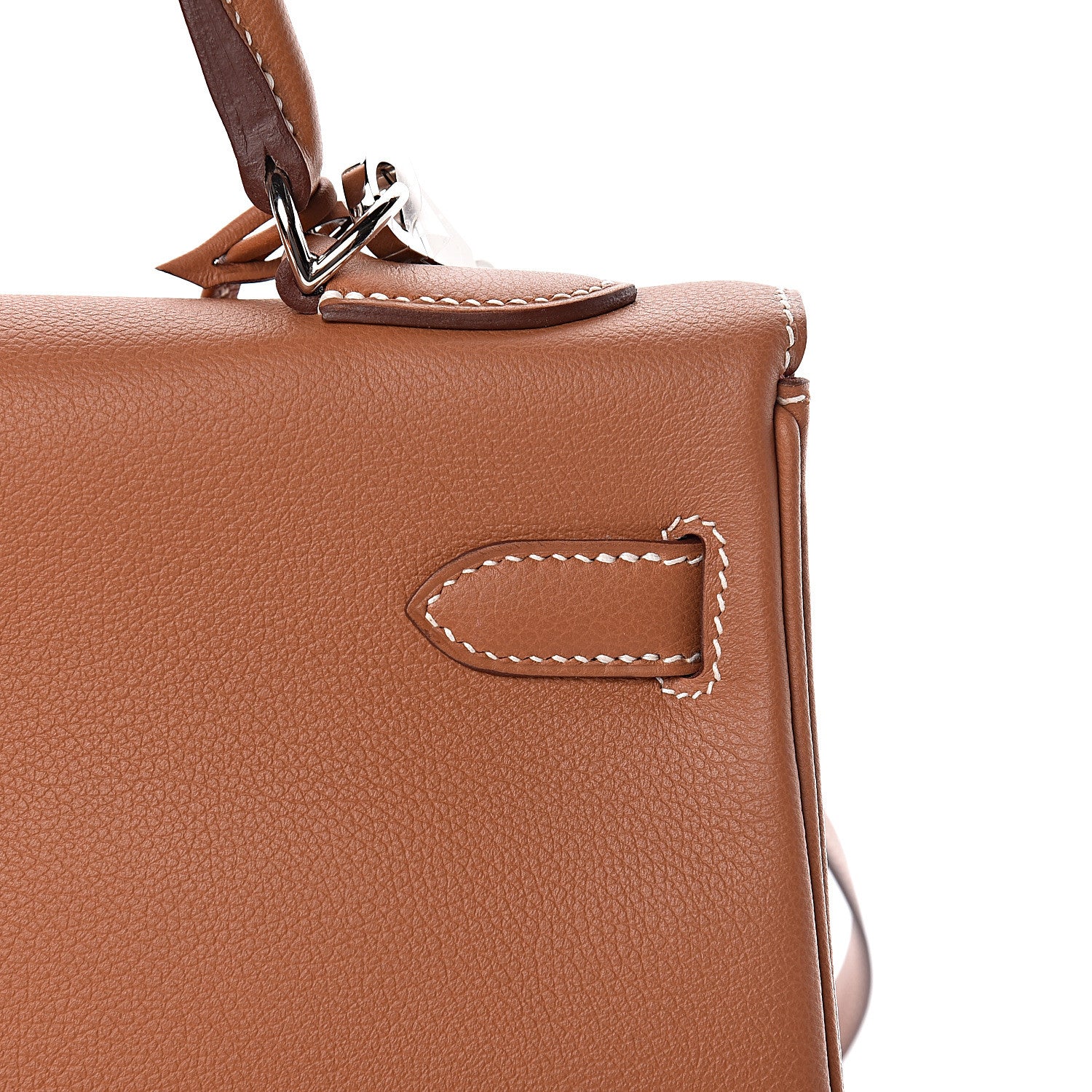 Hermes Evercolor Verso Kelly Retourne 32 Gold Rose Azalee 14 of 41