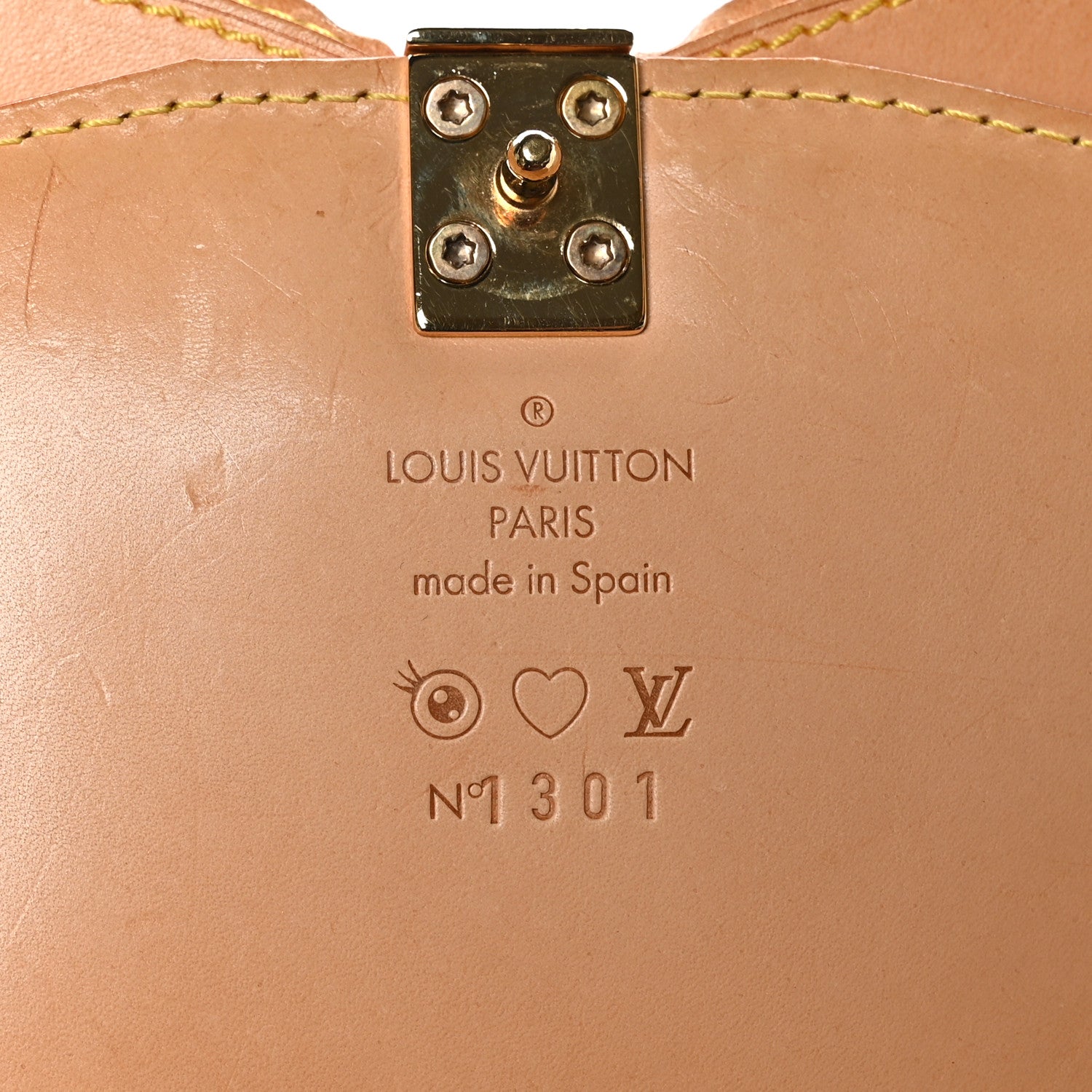 Louis Vuitton Monogram Multicolor Murakami Eye Love You White 6 of 11