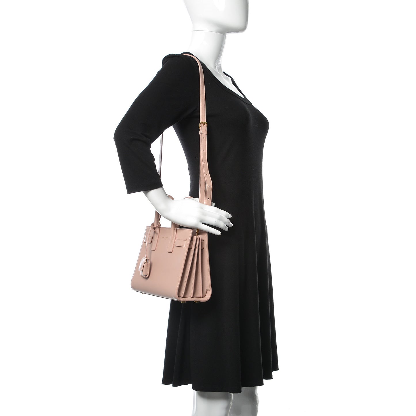 Calfskin Nano Sac De Jour Pale Pink