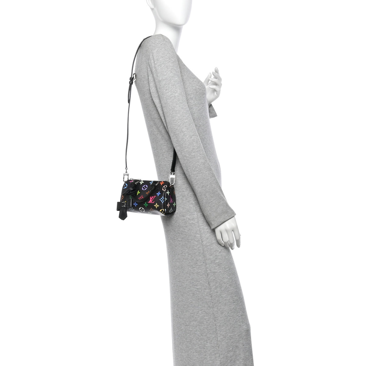 Louis Vuitton LV x TM Monogram Multicolor Nano Speedy Black 3 of 17