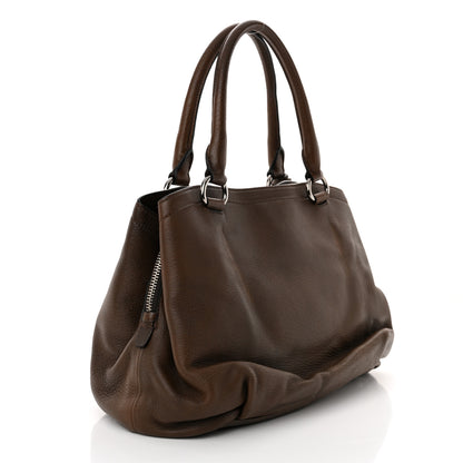 Prada Cervo Deerskin Tote Bruciato 3 of 11