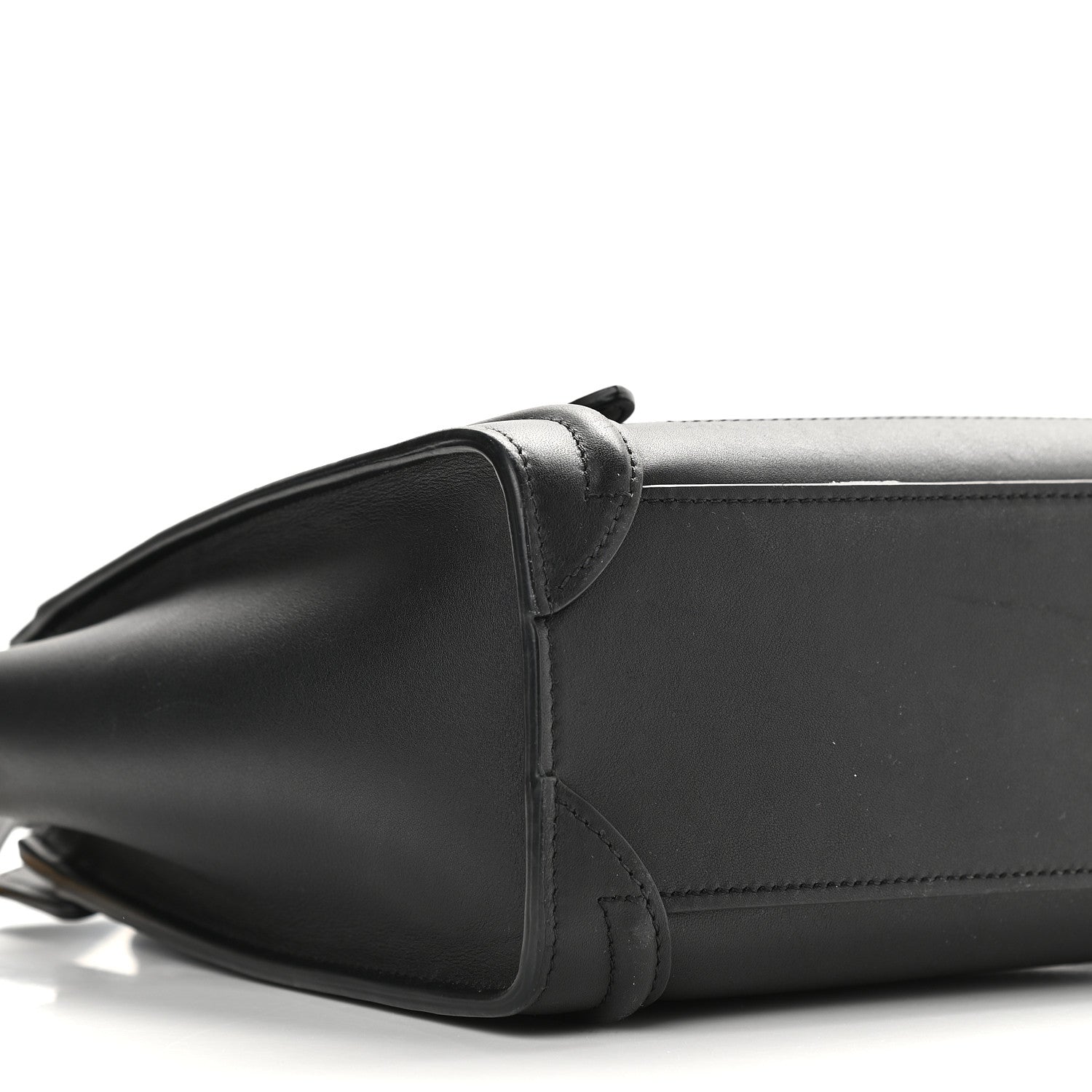Celine Smooth Calfskin Nano Luggage Black 9 of 10