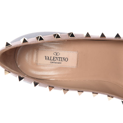 Valentino Garavani Nappa Rockstud 100mm Pumps 37 Black Poudre 8 of 13