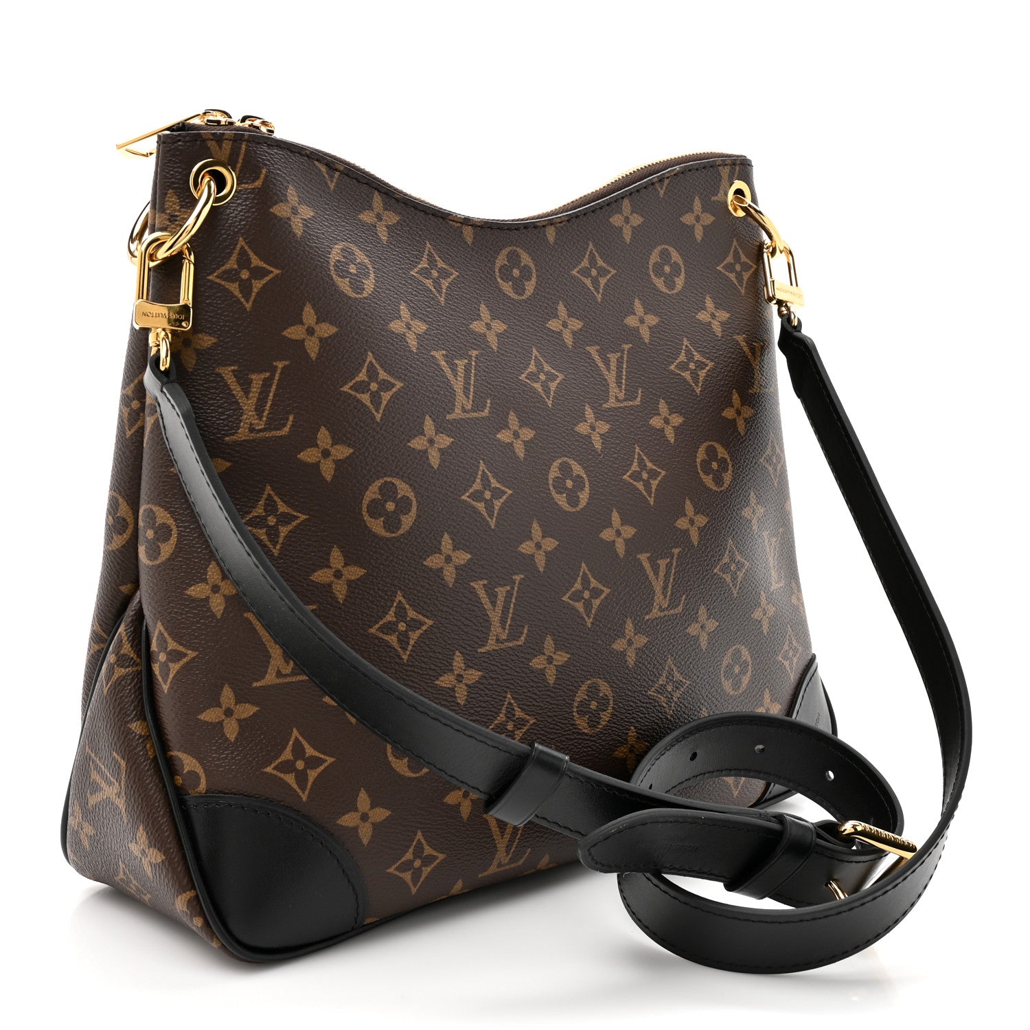 Louis Vuitton Monogram Odeon MM Black 3 of 9