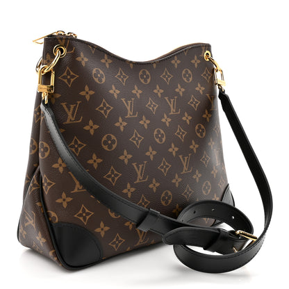 Louis Vuitton Monogram Odeon MM Black 3 of 9