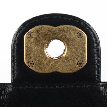 Chanel Glazed Calfskin Quilted Large Perfect Edge Flap Black 5 of 8