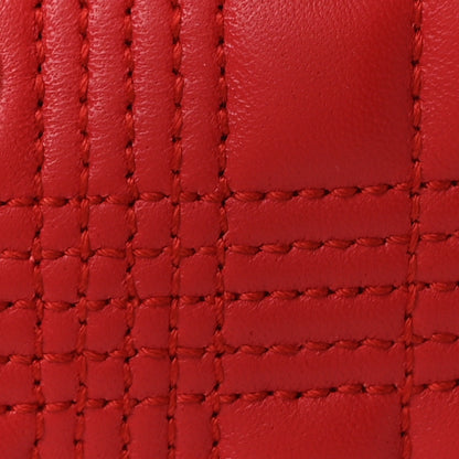 Burberry Lambskin Quilted Mini Lola Camera Bag Bright Red 8 of 10