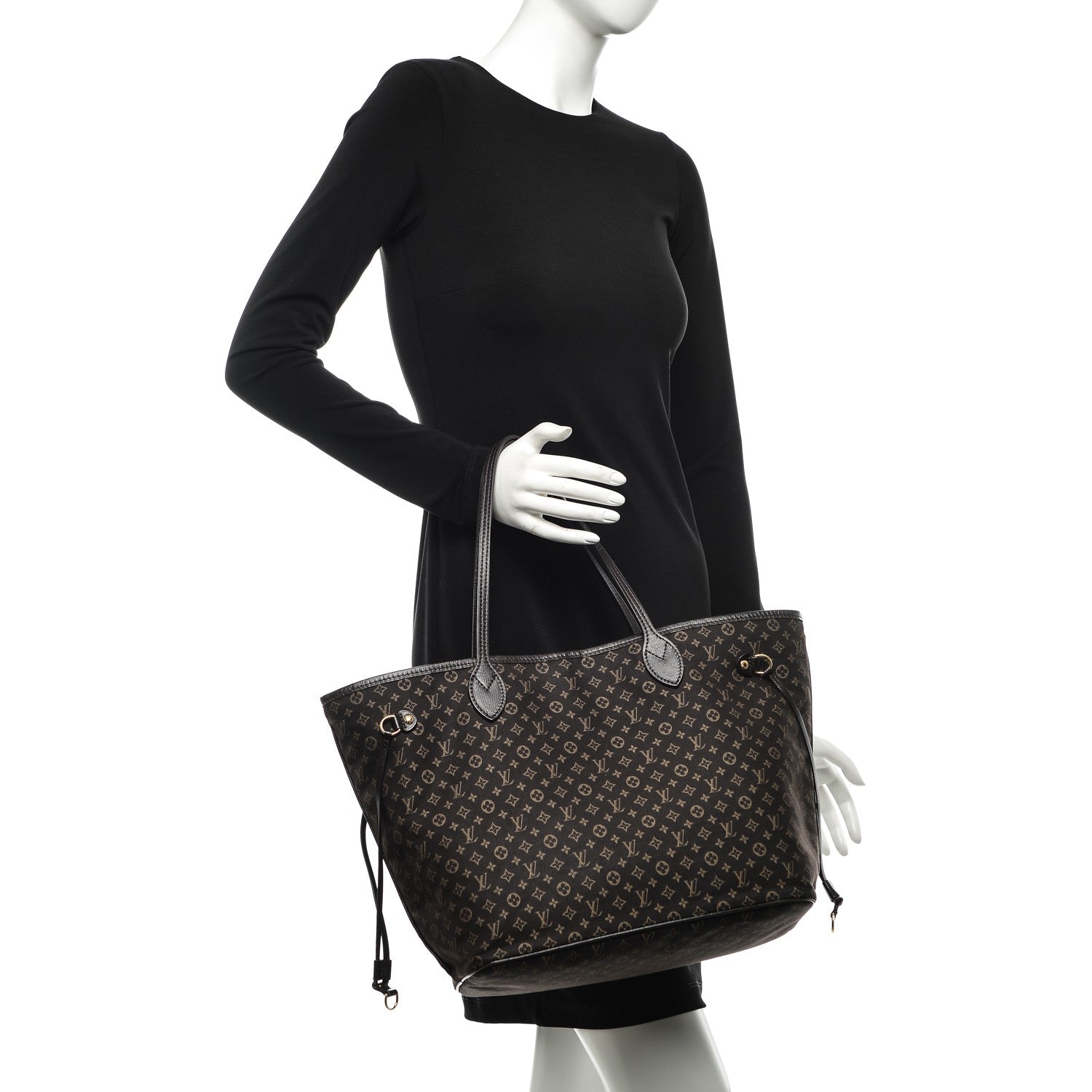 Louis Vuitton Monogram Idylle Neverfull MM Fusain 2 of 8
