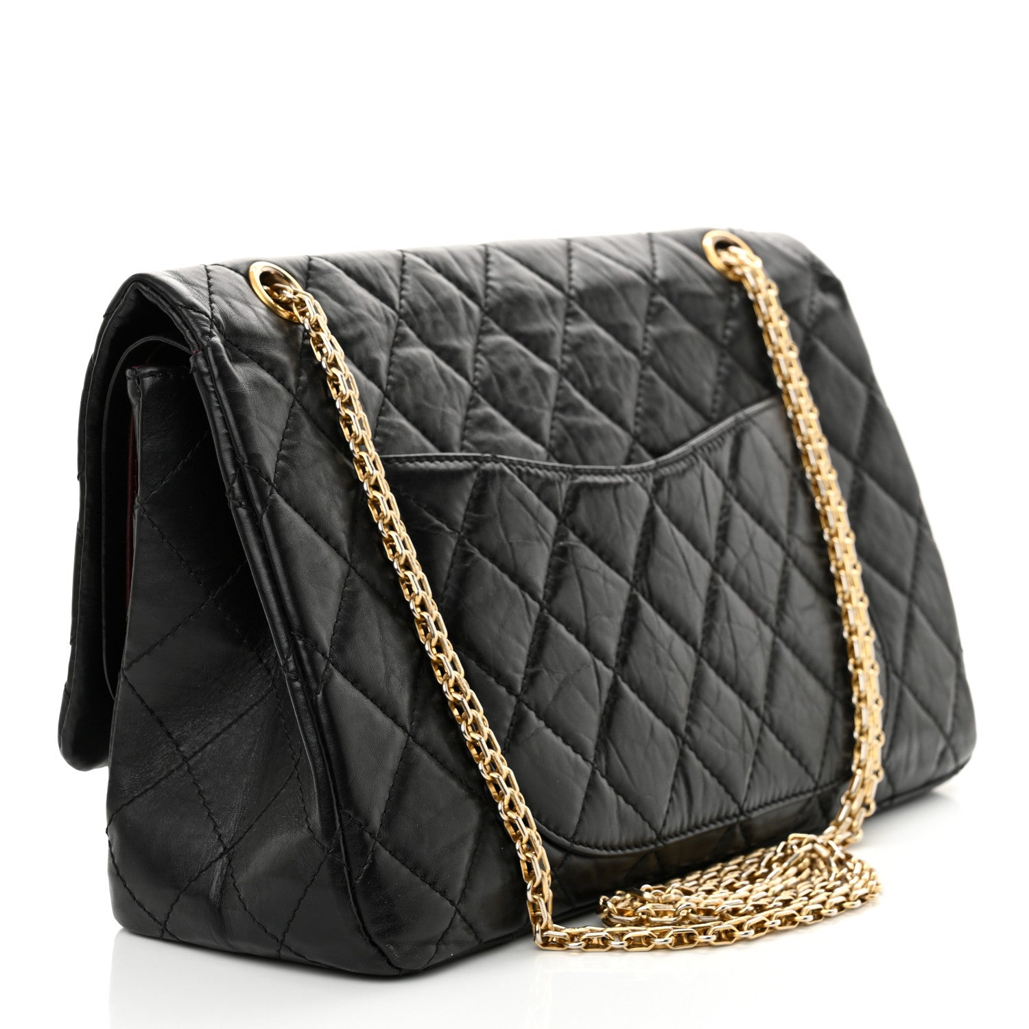 Chanel Aged Calfskin Quilted 2.55 Reissue 227 Flap Black 2 of 15