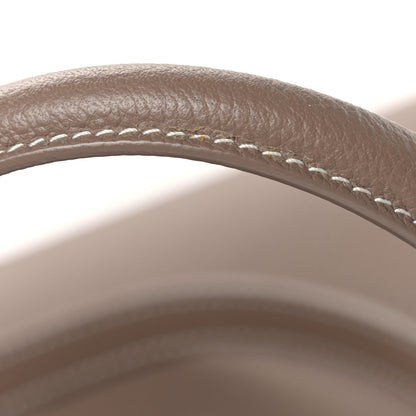 Saint Laurent Grained Calfskin Small Sac De Jour Taupe 11 of 13