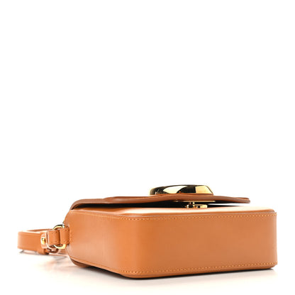 Chloe Shiny Calfskin Suede Mini C Bag Brown 4 of 9