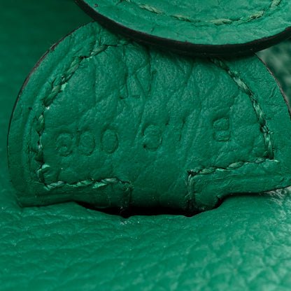 Hermes Taurillon Clemence Evelyne TPM Vert Jade 7 of 11