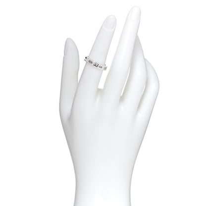 Tiffany Sterling Silver Narrow 1837 Band Ring 52 6 2 of 4